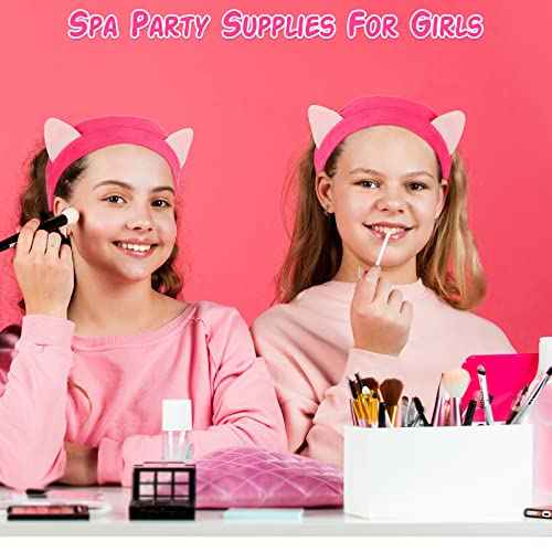 20 Pcs Spa Party Supplies Include Kimono Robe Spa Headband Disposable Foam Pedicure Slippers Mask Washbasin for Salon Pedicure Washing Shower, Size 10