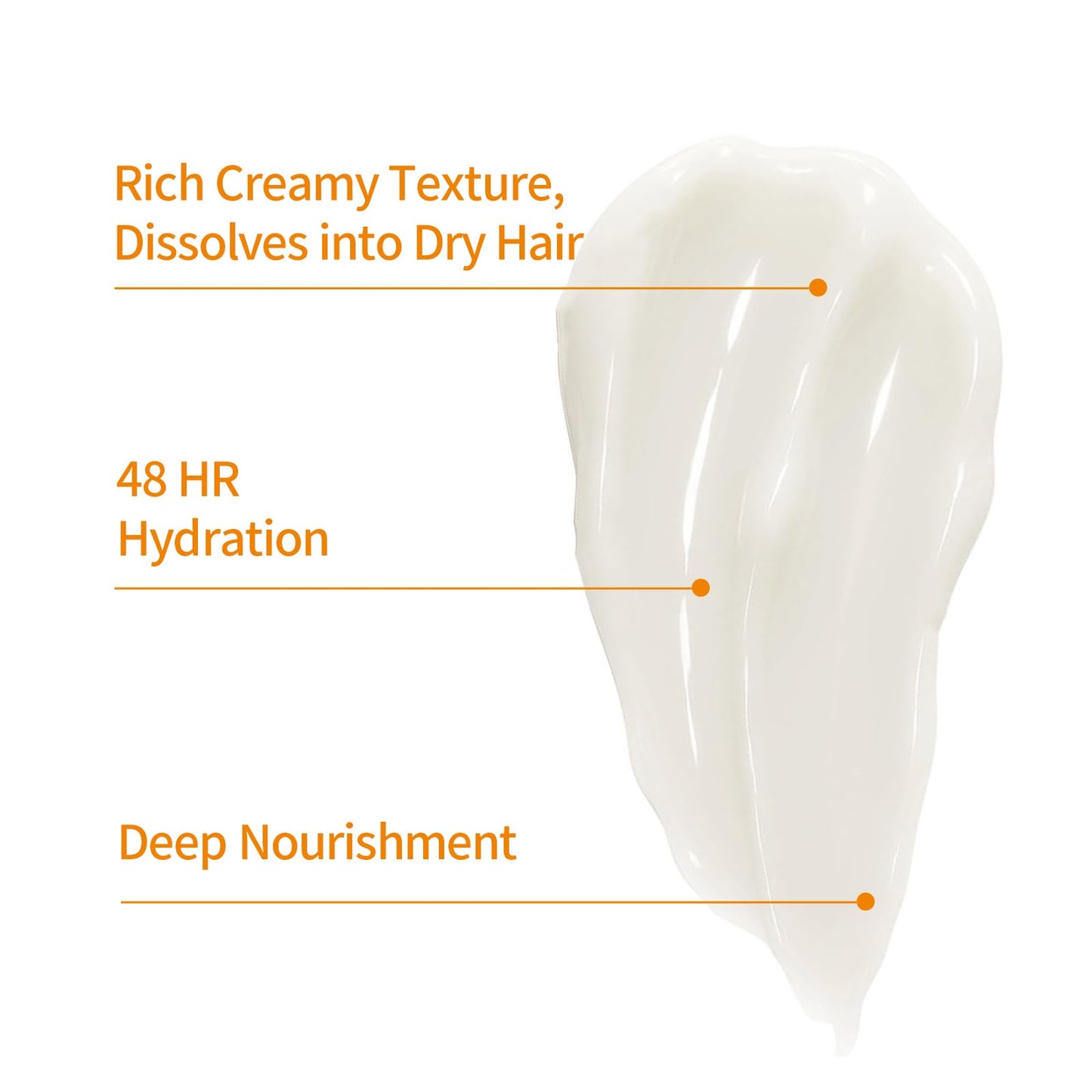 WDETHMY Hydrating Hair Mask for Damaged Hair - Deep conditioning & Moisturizing & Smoothing Hair Mask for Dry and Curly Hair, Natural Keratin Hair Treatment - Paraben, Phthalate & Sulfate Free