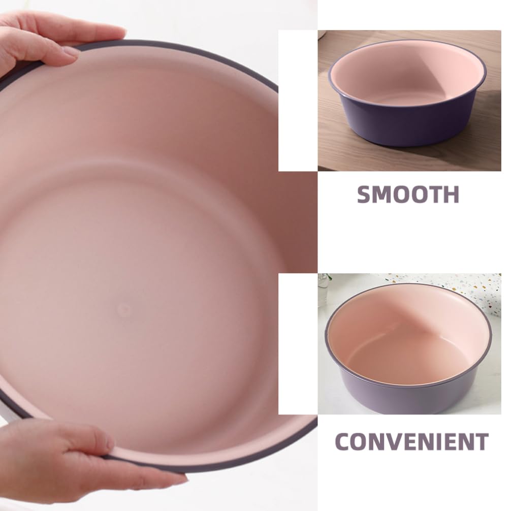 FOMIYES Large Foot Bath Basin for Soaking and Massage - Thickened Plastic Foot Soak Tub with Non-Slip Base for Home and Salon Use 5.12X13.39X5.12 Inches