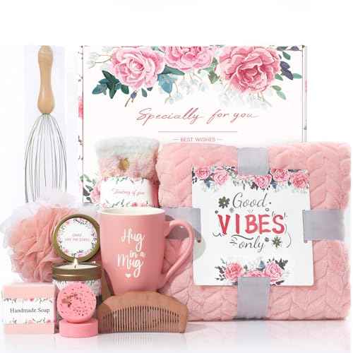 Solemon Care Package for Women - Gift Box for Women Mom Her Girlfriend Sister Best Friend Wife Grandma Thanksgiving Christmas Gift Baskets