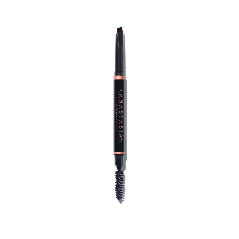 Anastasia Beverly Hills Brow Definer - 3-in-1 Triangular-Tipped Retractable Eyebrow Pencil with Spoolie - Multi-Functional Definer to Fill, Detail & Blend Brows - Granite