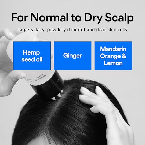 REFILLED Booster Plus Moisture | Hair Growth Serum & Thickening Scalp Treatment with Built-in Massager for Men & Women | Hair Loss & Thinning | Fuller & Baby Hair Regrowth | Fast-Absorbing with Biotin