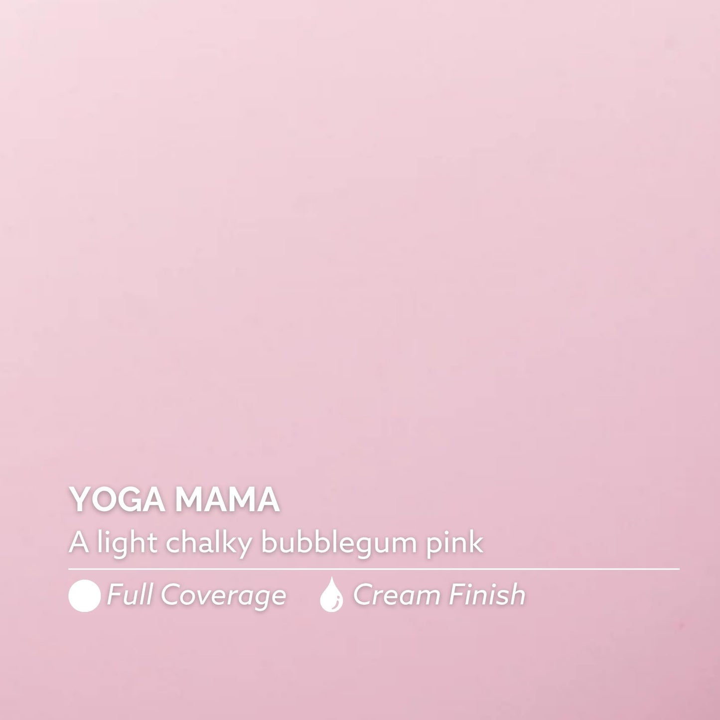 Dazzle Dry Nail Lacquer (Step 3) - Yoga Mama - A light chalky bubblegum pink. Full coverage cream. (0.5 fl oz)