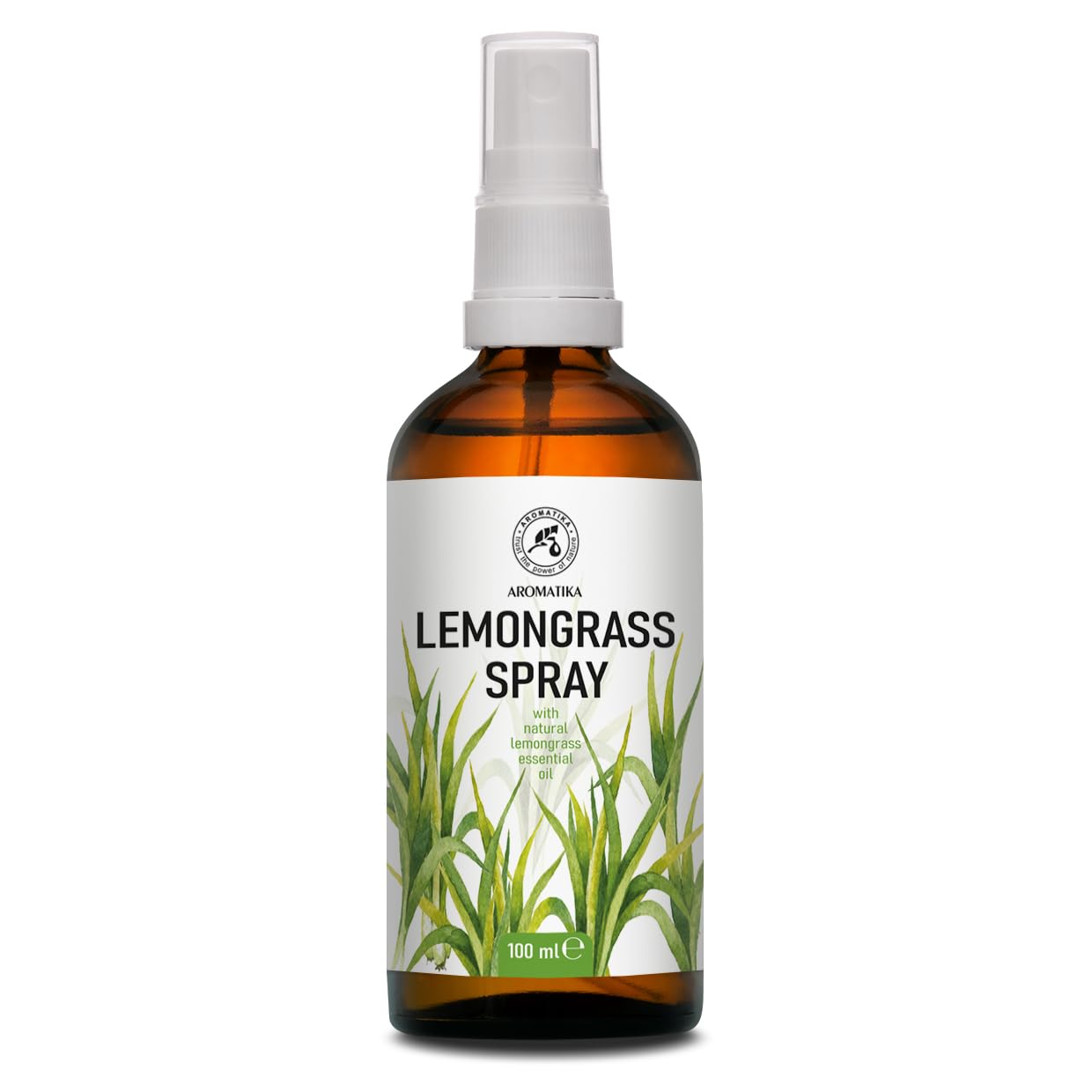 Lemongrass Aromatherapy Spray with Natural Lemongrass Essential Oil 3.4 Fl Oz - Room Mist - Air Freshener - Summer Scent - Great for Yoga - Pillow & Linen Spray - Relaxation