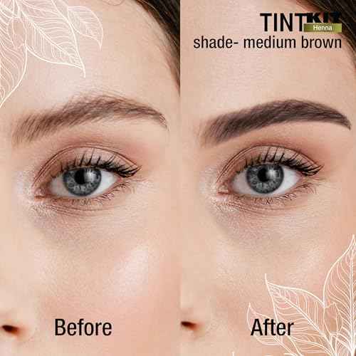 Godefroy Powered by Henna - Tint Kit 4 Applications | Medium Brown | Spot Hair Color Powered by Natural Henna