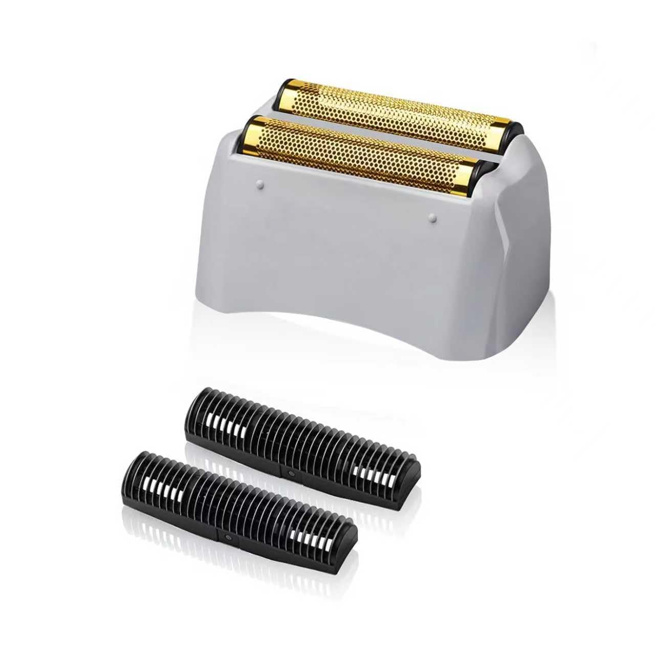 2 Pack Pro Shaver Replacement Foil and Cutters Compatible with Andis ProFoil Lithium foil Shaver, Golden
