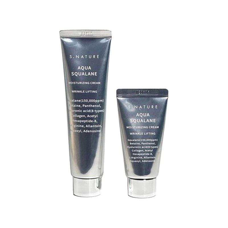 Deep Hydration Skin Care Cream - Aqua Squalane Moisturizer | 60ml + 30ml Set