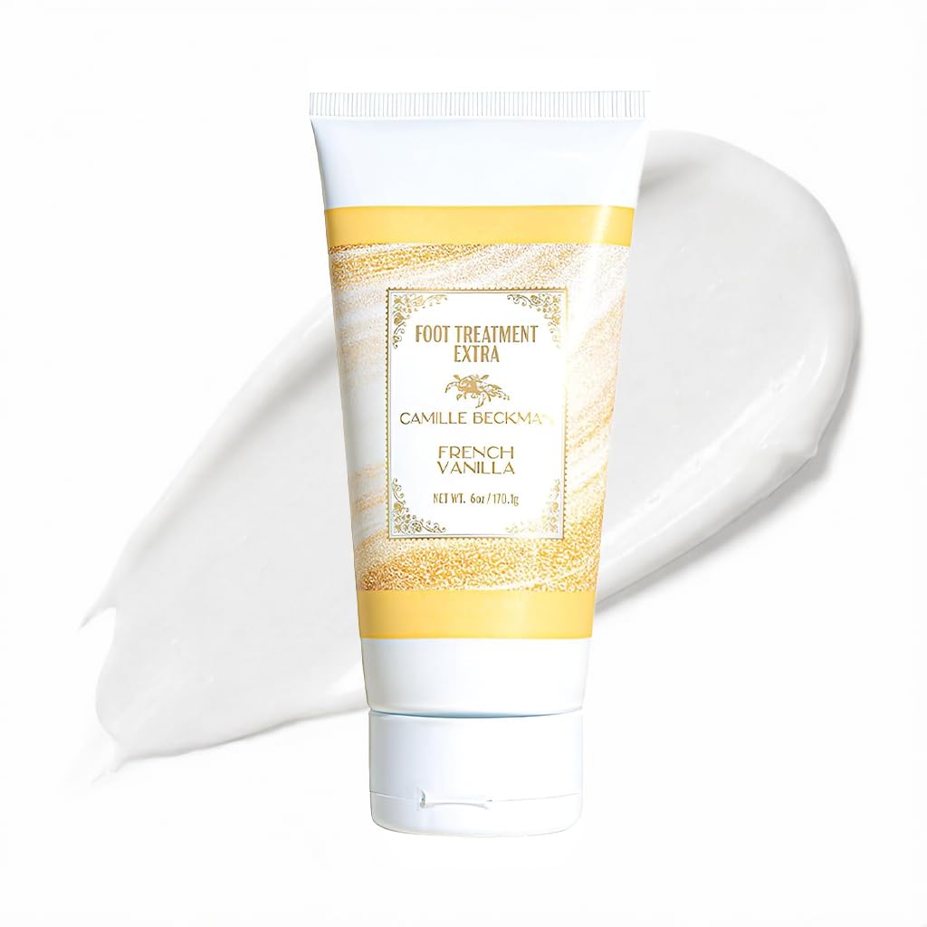 Camille Beckman Foot Treatment Extra Moisturizing Cream, French Vanilla, 6 Ounce