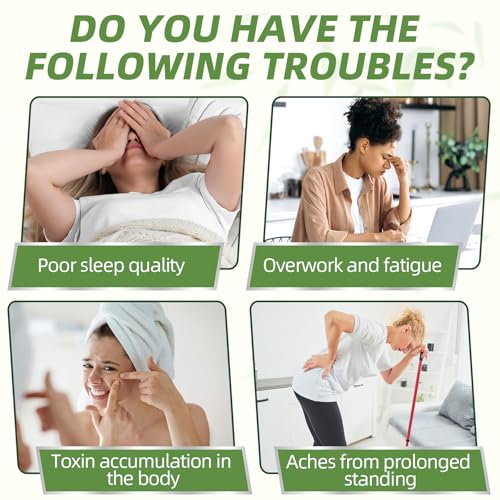 Foot Pads(20 PCS),Deep Cleansing Foot Patches with Bamboo Vinegar and Ginger Powder, Relieve Stress, Improve Sleep and Relaxation