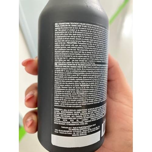 ECOSMETICS 250ML Brazilian Keratin Treatment Organic Blowout Complex | Nanoplastia | Straightening & Smoothing System | Volume Reducer | Queratina Brasile?a Keratina Para Alisar el Pelo