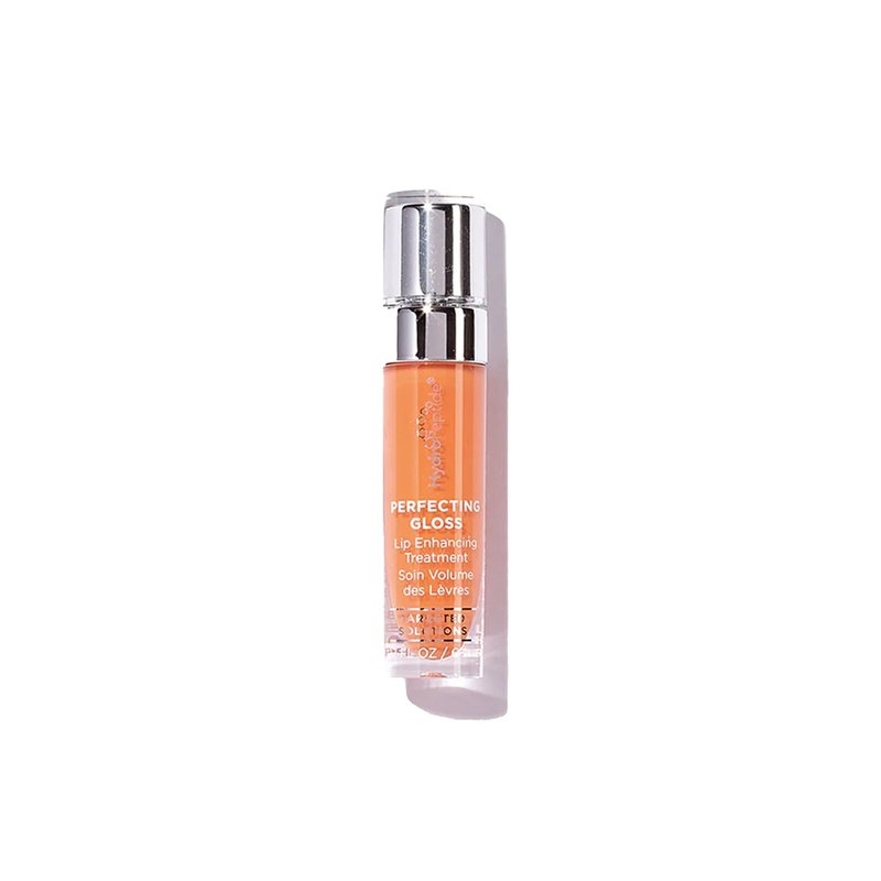 HydroPeptide Perfecting Gloss - Lip Plumping Hydrating Treatment with Hyaluronic Acid & Peptides | Beach Blush, 0.13 Ounce