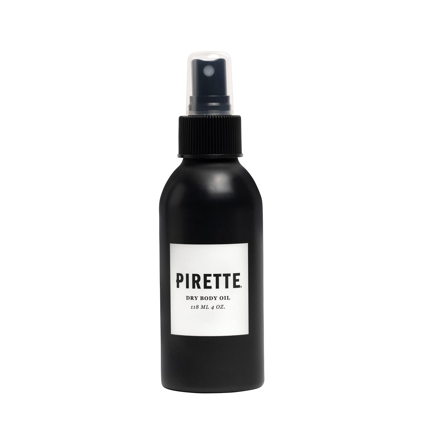 PIRETTE Dry Body Oil Spray for Hair & Body, Hydrating After Shower Oil Mist with Fractionated Coconut Oil & Vitamin E, Lightweight & Non Greasy Moisturizer for Smooth Glowing Skin, 4 fl oz