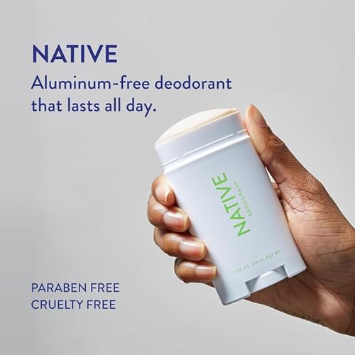 Native Aluminum-Free Clean Deodorant with Natural Derived Ingredients, 72HR odor control | Sensitive Deodorant for Women and Men | Baking Soda, Coconut Oil, Shea Butter | Cucumber & Mint