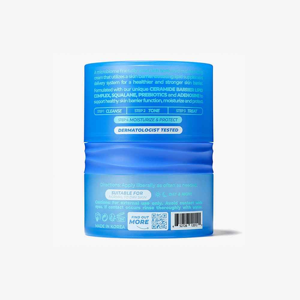 Vitamasques Barrier Cream Hydrating Moisturizer for Face – Korean Skin Barrier Repair Cream with Ceramides & Panthenol, Nourishing Korean Skincare for Smooth & Healthy Complexion, 1.69 fl oz