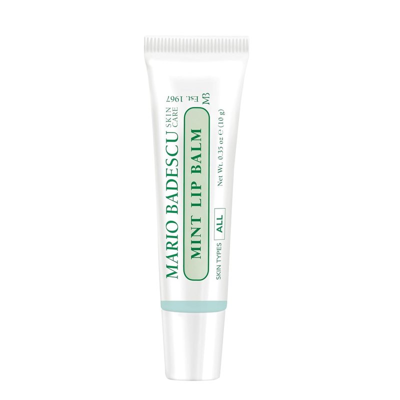 Mario Badescu Moisturizing Mint Lip Balm for Dry Cracked Lips, Infused with Coconut Oil and Shea Butter, Ultra-Nourishing Lip Care Moisturizer for Soft, Smooth and Supple Lips, 3 Pack