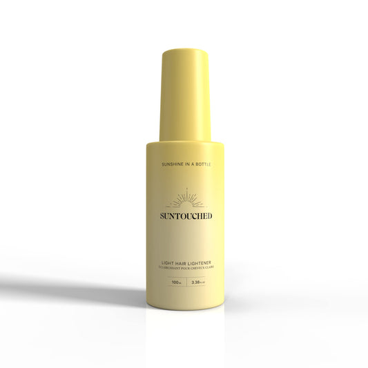 Suntouched Beach Blonde Hair Lightener - Citrus & Chamomile Highlighting Spray for Vegan Highlights, Cruelty, Paraben, Ammonia & Bleach-Free, 3.38 FL Oz