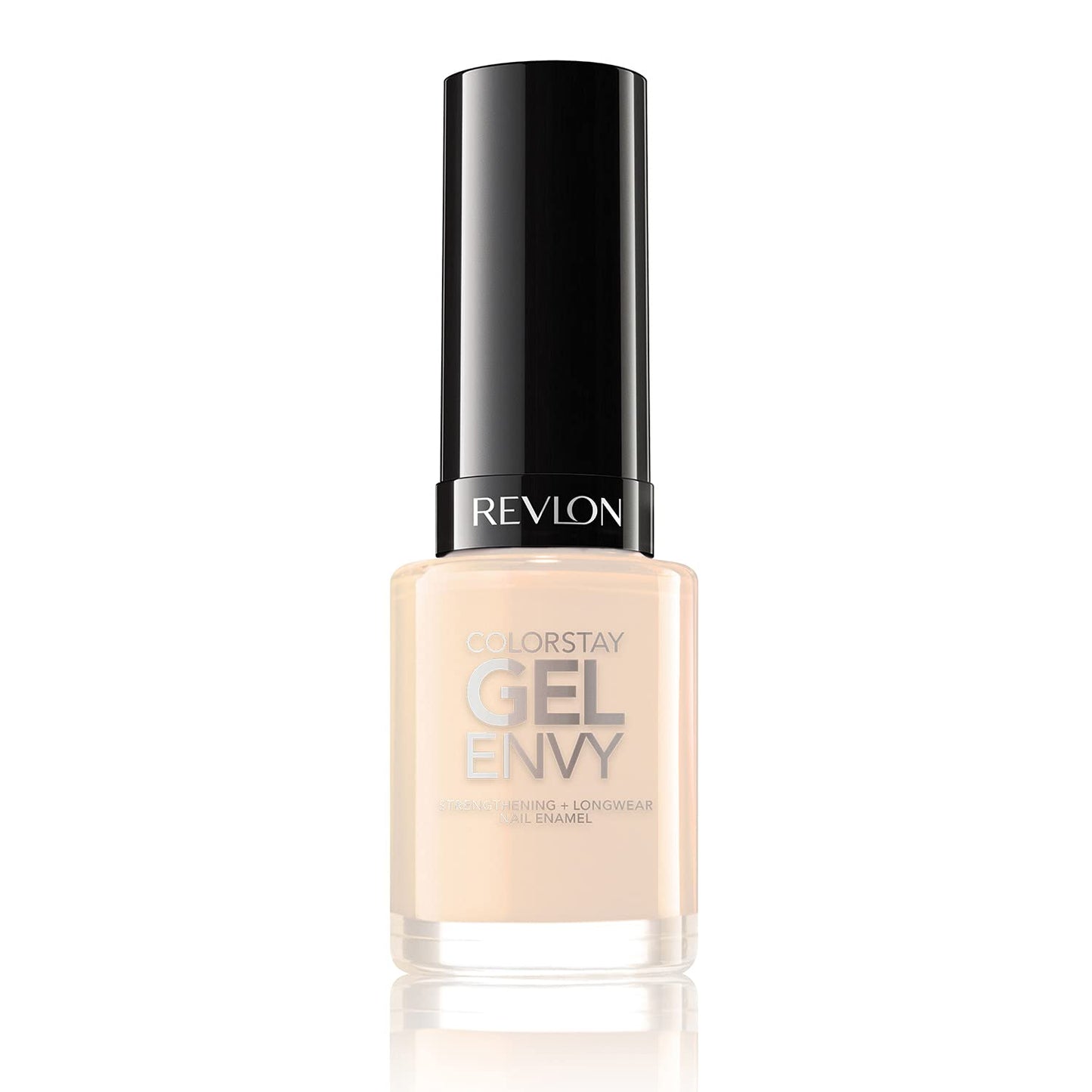Revlon ColorStay Gel Envy Longwear Nail Polish, with Built-in Base Coat & Glossy Shine Finish, in Nude/Brown, 540 Checkmate, 0.4 oz