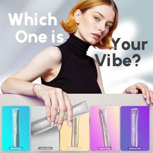 Dual Head Bikini Trimmer for Women - Electric Razor for Body & Facial Hair, IPX7 Waterproof, Painless Ceramic Blade, Rechargeable, Wet & Dry Use, Travel-Friendly, Gift for Her(White)