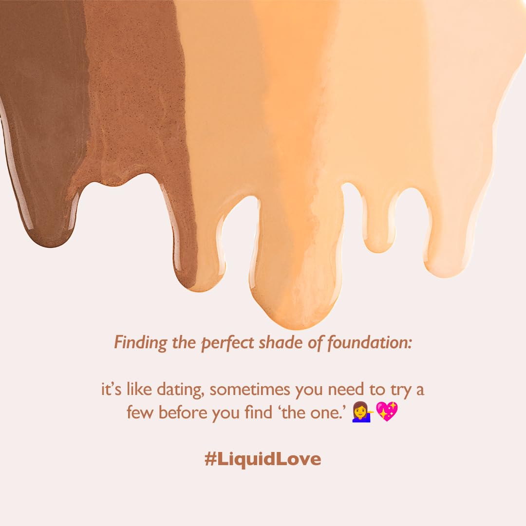 Soft Matte Finish Liquid Foundation - Lightweight Full Coverage Face Makeup for Oily Skin | 1.0 Oz | 30ML