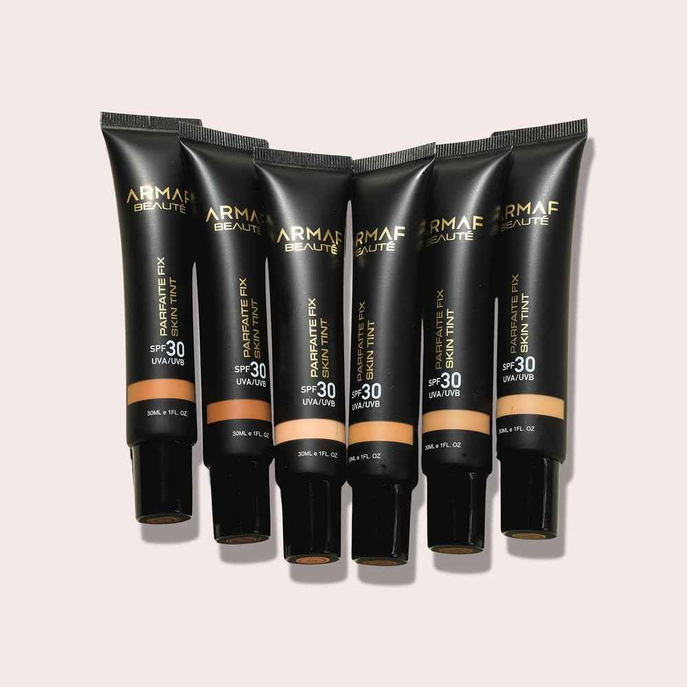 Armaf Beauté Parfaite Fix - Skin Tint | Tinted Moisturizer with Spf 30 For Sun Protection | Semi Matte Finish | Warm Beige, 30 ml/1 fl.oz