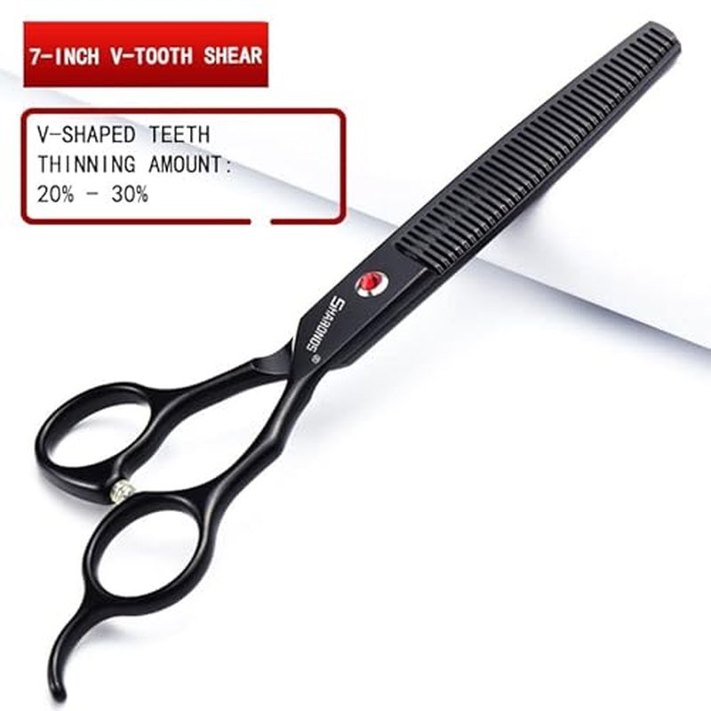 7/8 inch Haircut Scissors Hair Salon Styling Cut Hair Tools Thin Hairdresser Hair Special Tools (7-inch 4pc)