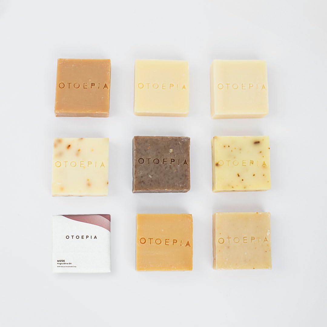 Olive Oil Soap Bars - Natural Moisturizing Variety Pack | 8 Scented Options: Lavender, Jasmine & More