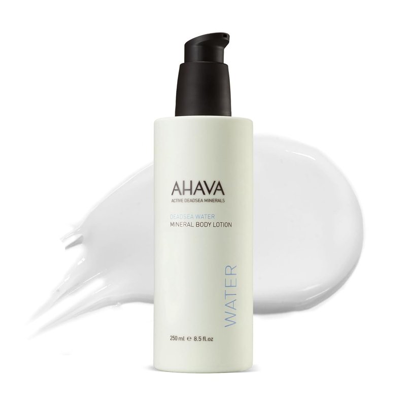 AHAVA Dead Sea Water Mineral Body Lotion - Hydrating Daily Moisturizer with Osmoter & Botanical Extracts | 8.5 oz