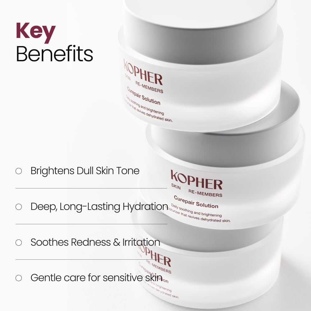 Kopher [4Ever Edition] Solution Cream, facial moisturizer for all skin types 1.69 fl. oz.