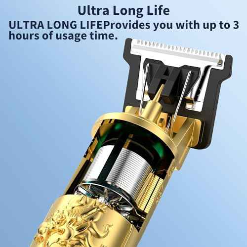 gunkill Hair Clippers-Beard Trimmer for Men-Rechargeable Hair Clipper and Trimmer-for Men and Children