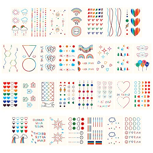Metker Temporary Tattoos for Kids - 90 Sheets 1000+ Designs | Waterproof Temporary Tattoos toys for Birthday Party Favors, Group Activities | Educational & Safe Skin Art
