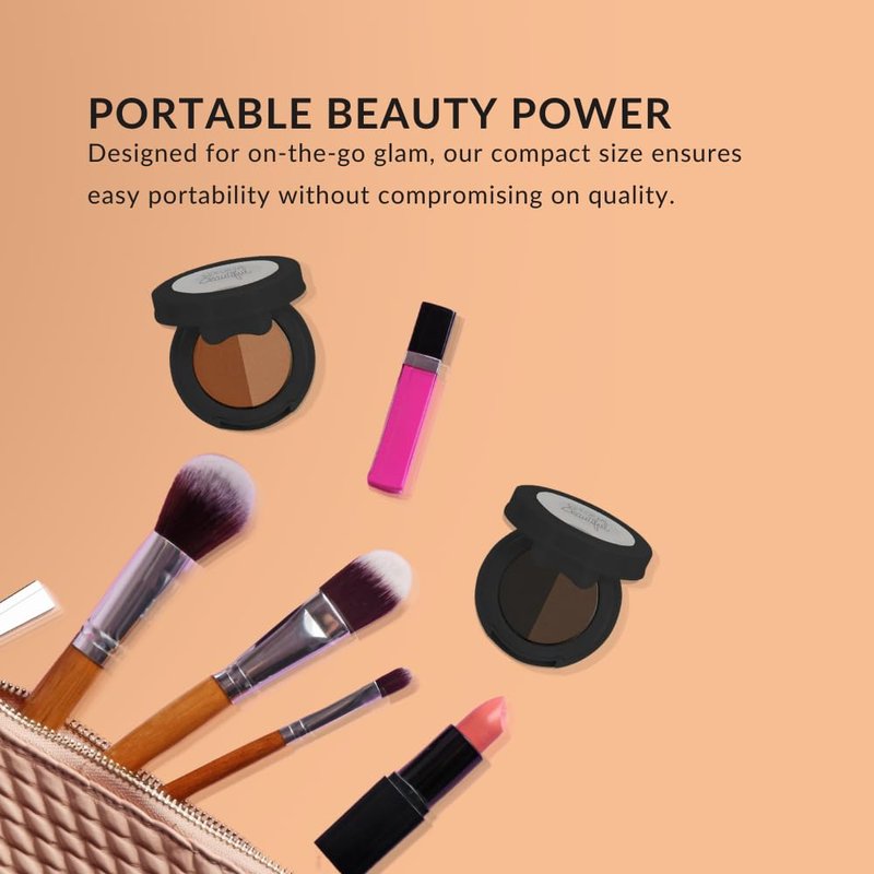 Color Me Beautiful Brow Powder Duo (Coffee Bean)