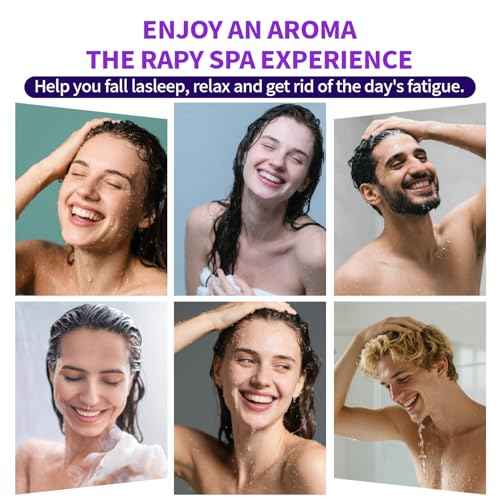 Shower Steamers Aromatherapy, Christmas Stocking Stuffers for Teen Girls, 8 Pack Organic Different Fruits and Floral Scents for Women & Men, White Elephant Gifts, Travel Essentials Relaxation Spa