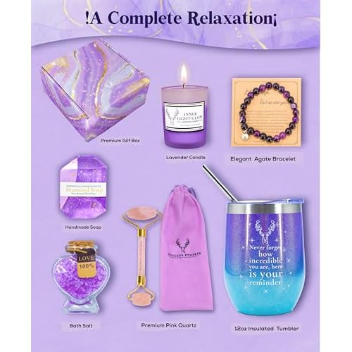Gifts for Women, Birthday Gifts for Women, Valentine's Day Gift, Birthday Gifts, Lavender Spa Gift Set, Valentines Gifts, Gifts for Girlfriend, Wife Gifts,