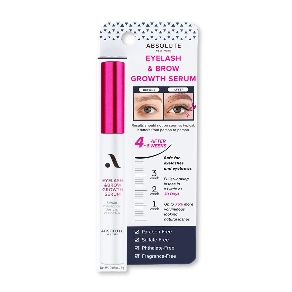 Eyelash & Brow Growth Serum - Nourishing Formula for Fuller Lashes & Brows | 0.5 oz