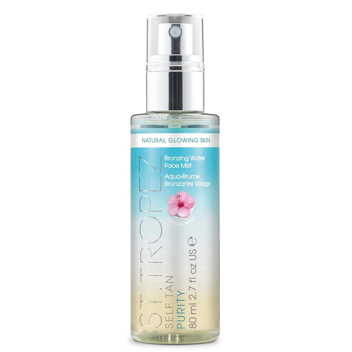 St. Tropez Self Tan Purity Face Mist - Vegan Tanning Water with Tropical Fragrance | 80 ml