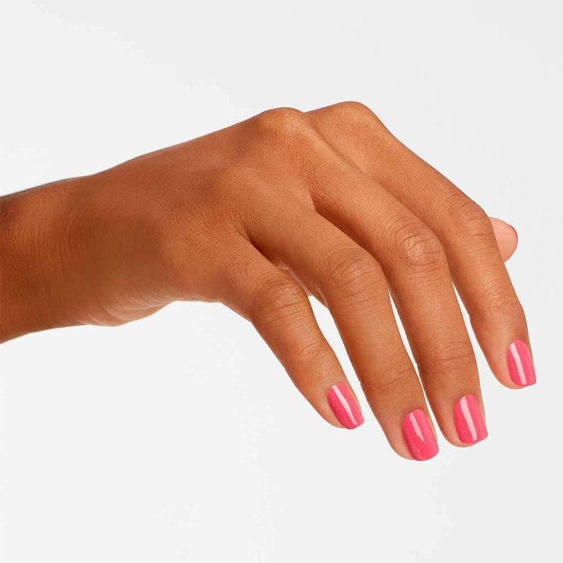 OPI Powder Perfection Strawberry Margarita | Opaque Bright Pink Crème Nail Dipping Powder | Acrylic Alternative