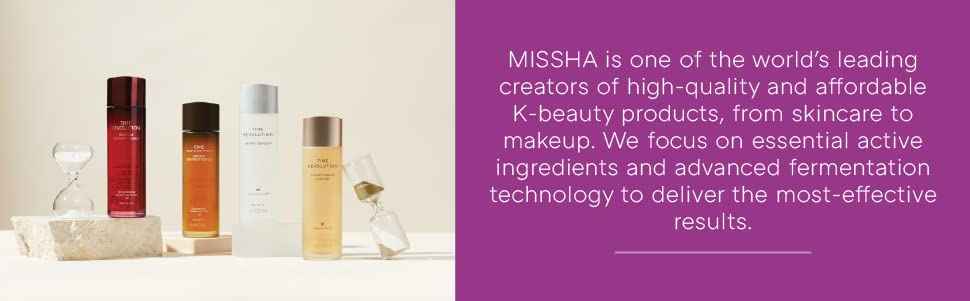 MISSHA Time Revolution The First Essence 5X (5th Gen) 5.07 Fl oz/ 150ml, Korean Face Essence, Facial Toner, Glass Skin, Hydrating Firming pH Balancing Toner for All Skin Types