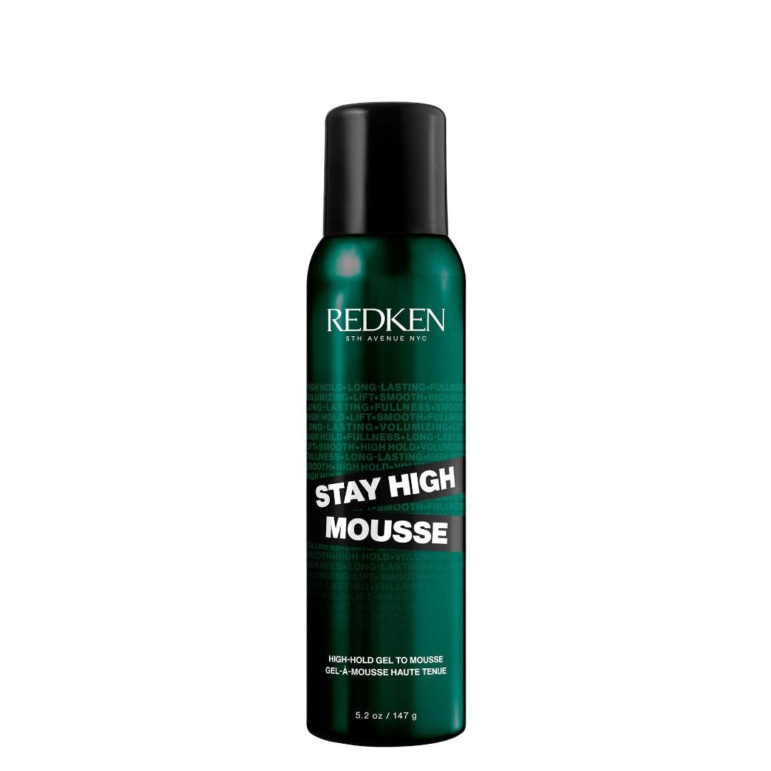 Redken Stay High Volumizing Mousse - Strong Hold for Fine Hair | 24-Hour Volume Boost