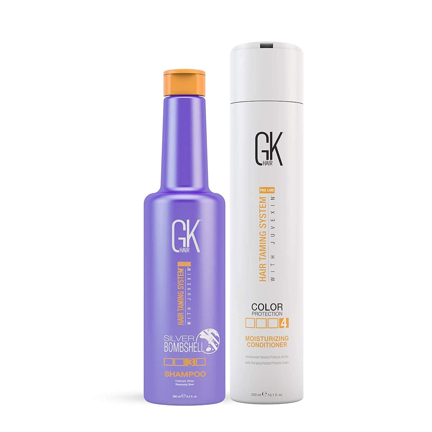 GK Hair Moisturizing Conditioner - Silver Bombshell for Blonde & Gray Hair | 10.1 fl. oz (300 ml)