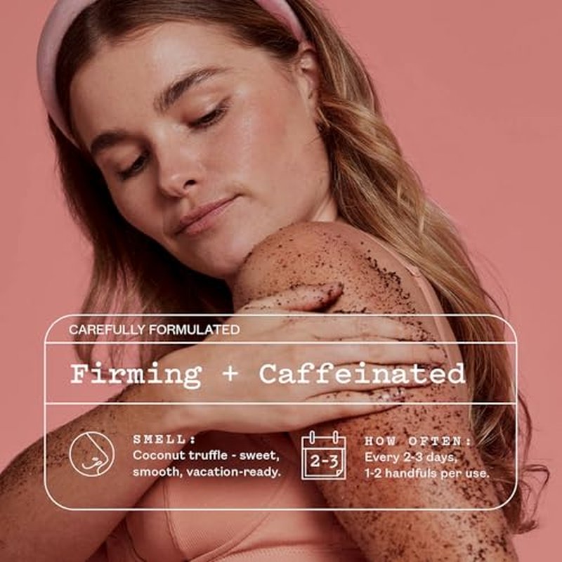 Frank Body Coconut Coffee Scrub | Natural, Vegan, Cruelty Free Exfoliating Body Scrub Firms, Tones, and Brightens with Coffee Grinds, Grapeseed Oil, Coconut Oil, and Jojoba Beads | 7.05 oz / 200 g