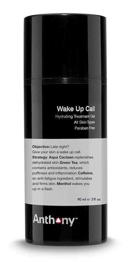 Wake Up Call Face Moisturizer - Anti-Puffiness with Caffeine, Menthol & Green Tea | 3 Fl Oz