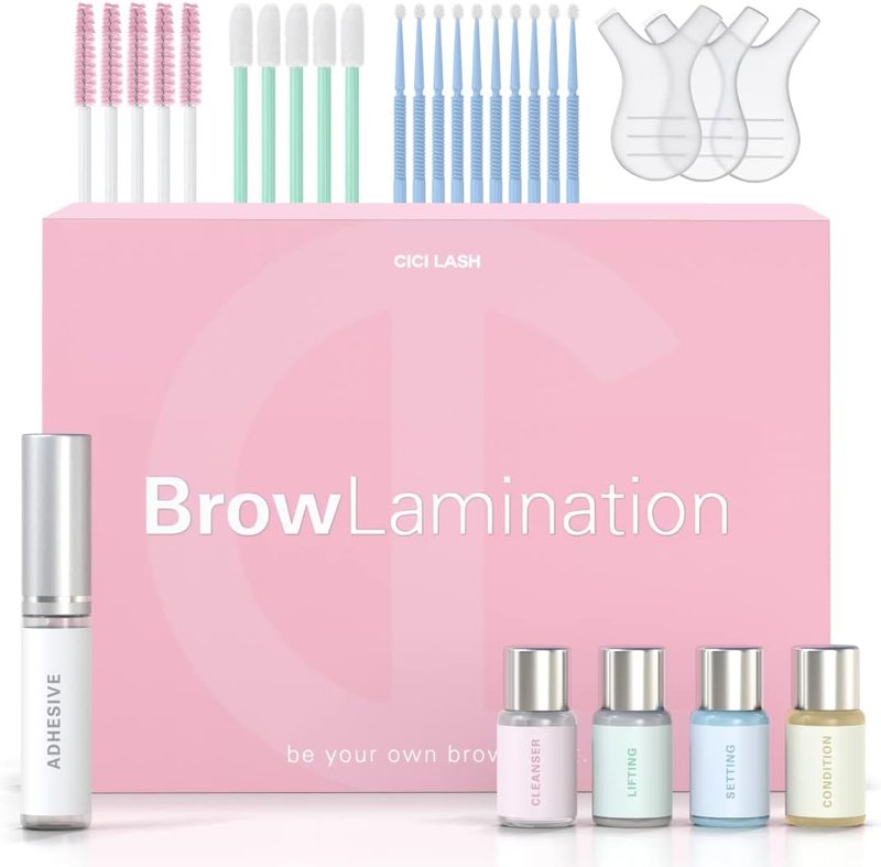 Lash Lift & Brow Lamination Kit Bundle - Salon Grade Perming Supplies | Professional DIY Eyebrow Lamination with Keratin Conditioning