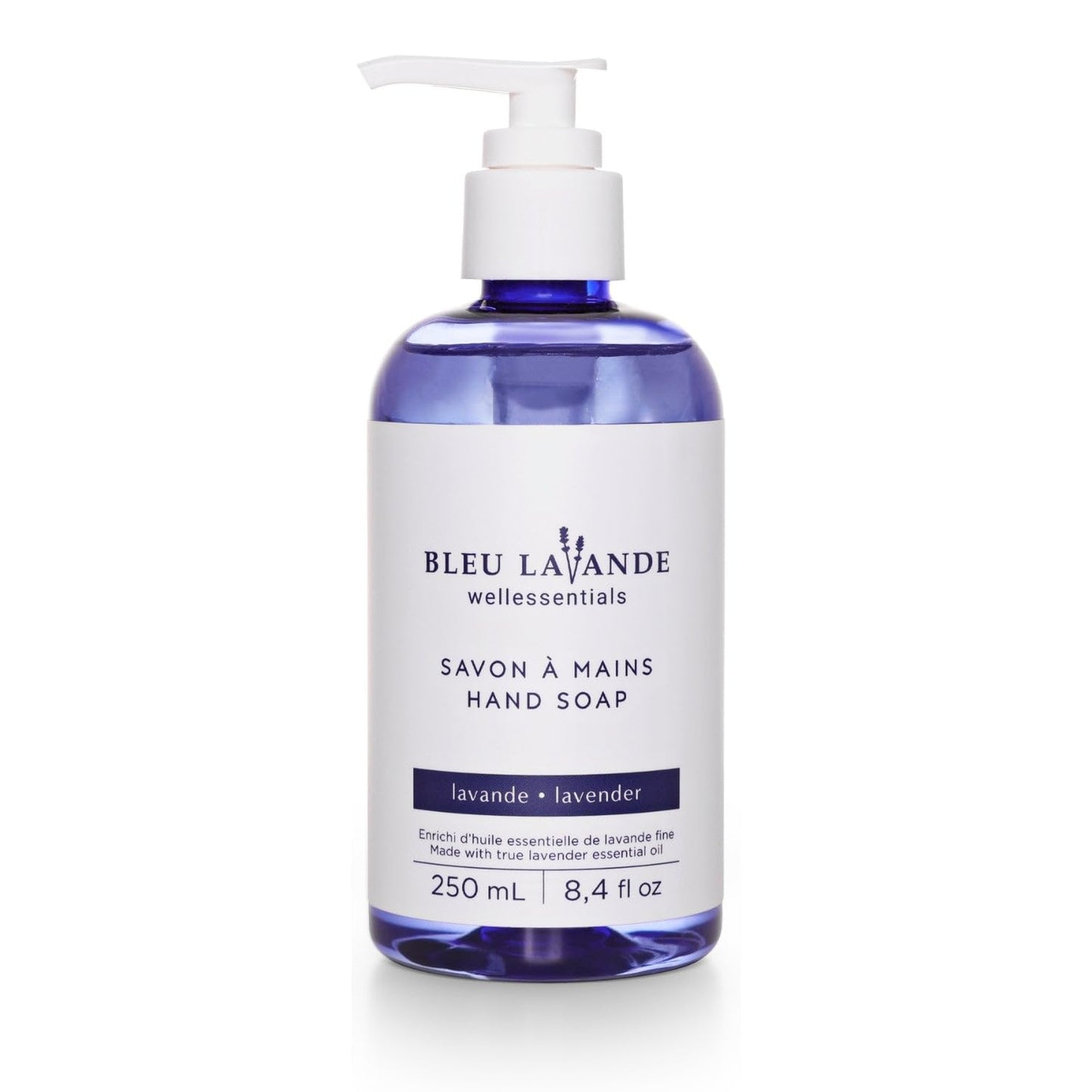 Bleu Lavande lavender hand care gift set - Soothing Aromatherapy – Made with Premium True Lavender Essential Oil - Natural products – lavender hand soap & hand cream – No sulfates