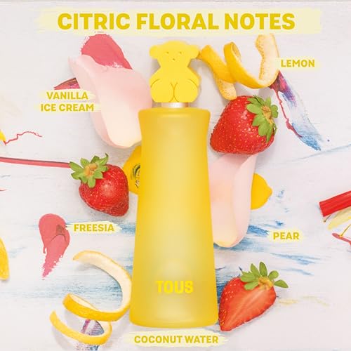 TOUS Eau de Toilette for Boys and Girls, Gentle on Children's Sensitive Skin and Ideal for Everyday Use, 3.4 Fl Oz