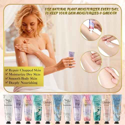 36pcs Employee Appreciation Team Gifts Bulk Travel Size Hand Cream Inspirational Thank You Gifts for Women Dry Skin Hand Lotion Bulk for Teachers Day Christmas Staff Employees Coworkers Women