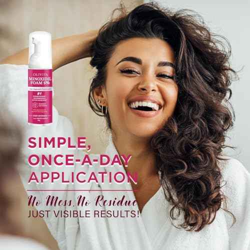5% Minoxidil Foam for Women Hair Growth: Extra Strength Hair Regrowth Treatment ? Revitalize Hair Follicles & Regrow Thicker, Fuller Hair ? Hair Loss Solution - 2x60ML