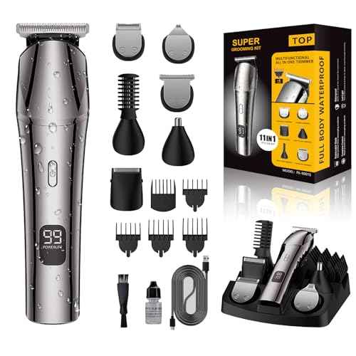 Beard Trimmer & Hair Clippers for Men, Electric Razor & Shaver for Nose Body Face Mustache, Cordless Hair Trimmer, Waterproof Men's Grooming Kit, Gifts for Men Husband Father