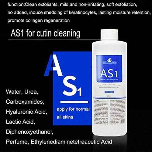 AS1 SA2 AO3 Aqua Peeling Solution Premium Salon Professional Dermabrasion Serum for Small Bubble Skin Care Facial Mask Machine (AS1 SA2 AO3, 3)