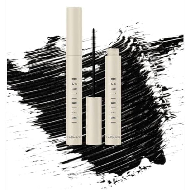 FARMASi Mascara Infinilash, Ultra Black Finish, Weightless length Makeup, Twin-Vortex Design Brush, Volumizing Lash Mascara,No Clumping, Pack of 3