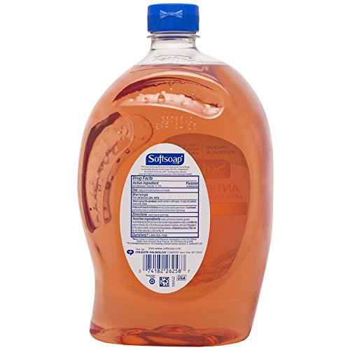 Softsoap Antibacterial Crisp Clean Hand Soap Refill, 56 Ounce